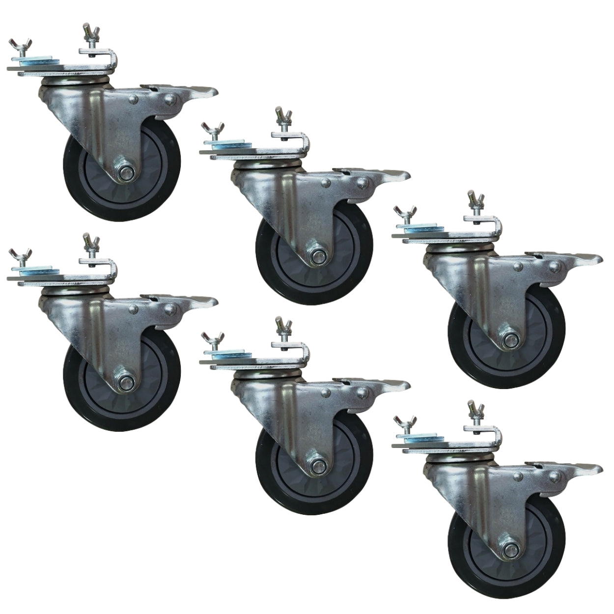 Set of 6 canopy frame wheels from Flare Shade
