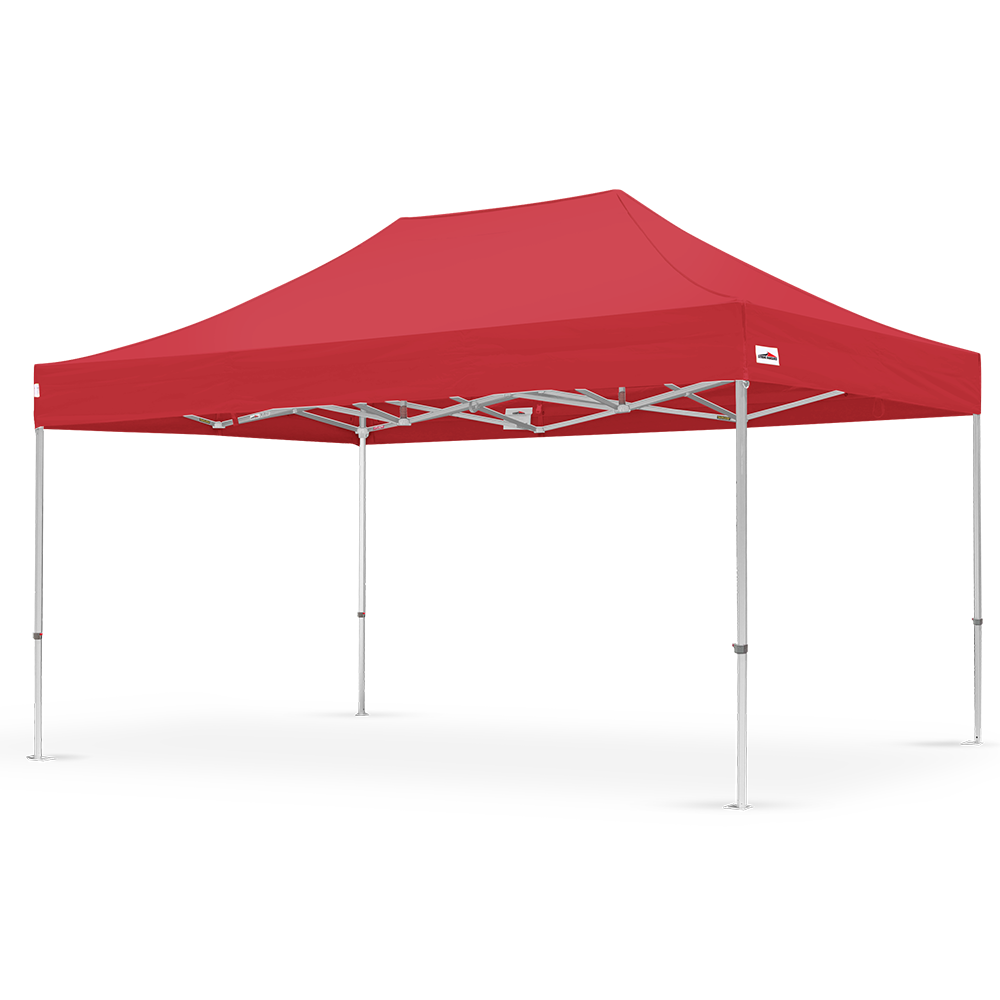 X6 Velocity 10x15ft Canopy Tent in Red - High Strength - Flare Shade