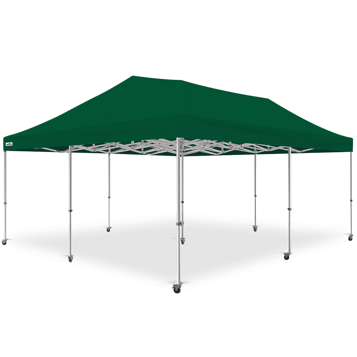 X7 Tectonic 20ft x 20ft plain canopy tent in Green - Ultra strength - Flare Shade